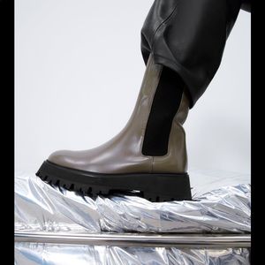 New Zara Goat Leather Boots